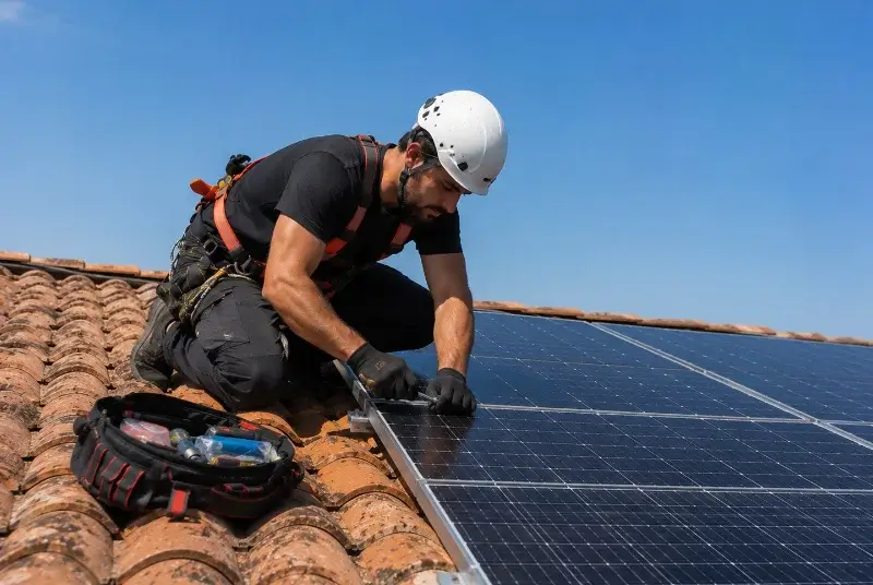 Maintenance et monitoring de panneaux solaires à Saint-Maurice-sur-Adour